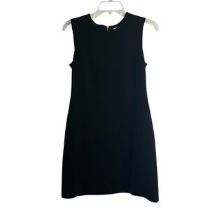 Calvin Klein Women’s Black Sleeveless Career Dress Sz 4 Back Zipper Stretch